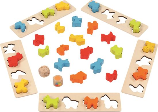 Goki Igra za razvrščanje s kockami Živali