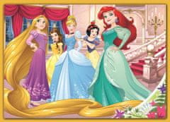 Trefl Disneyjeve princese Puzzle: Srečen dan 4v1 (35,48,54,70 kosov)