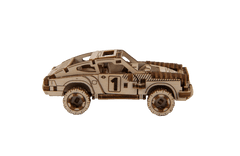 Wooden city Lesena mestna sestavljanka 3D Rally Car 4, lesena