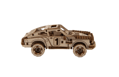 Wooden city Lesena mestna sestavljanka 3D Rally Car 4, lesena