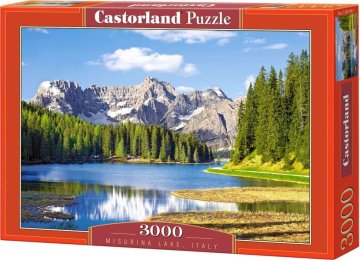 Castorland Puzzle Jezero Misurina (Lago di Misurina) 3000 kosov