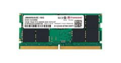 Transcend Pomnilnik 16GB SODIMM DDR5 4800 (JetRam) 1Rx8 2Gx8 CL40 1.1V