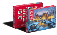 Cherry Pazzi Puzzle - Amsterdam ponoči 1000 kosov