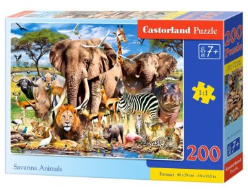 Castorland Puzzle Safari 200 kosov