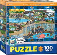 EuroGraphics Spot &amp; Find puzzle Crazy Aquarium 100 kosov