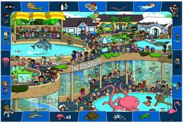 EuroGraphics Spot &amp; Find puzzle Crazy Aquarium 100 kosov