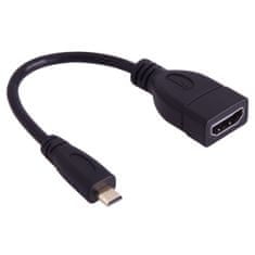 PremiumCord Flexi adapter HDMI tip A ženska - mikro HDMI tip D moški za prilagodljivo povezavo