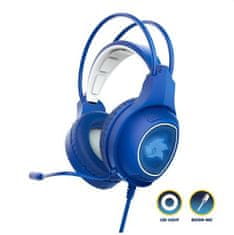 Energy Sistem Gaming Headphones ESG 2 Sonic, igralne slušalke z belo LED osvetlitvijo in podobo legendarnega ježa Sonica