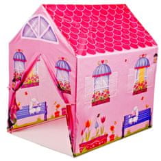 Pixino Otroški igralni šotor Pink villa