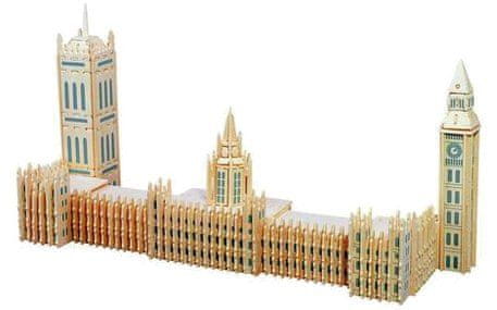 Lesena igrača, WCK 3D sestavljanka Big Ben obarvana