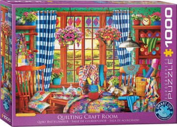 EuroGraphics Puzzle Patchwork šiviljska delavnica 1000 kosov
