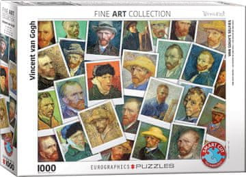 EuroGraphics Van Gogh Samoportreti Puzzle 1000 kosov