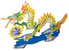 Lesena igrača, WCK 3D sestavljanka Dragon barvita