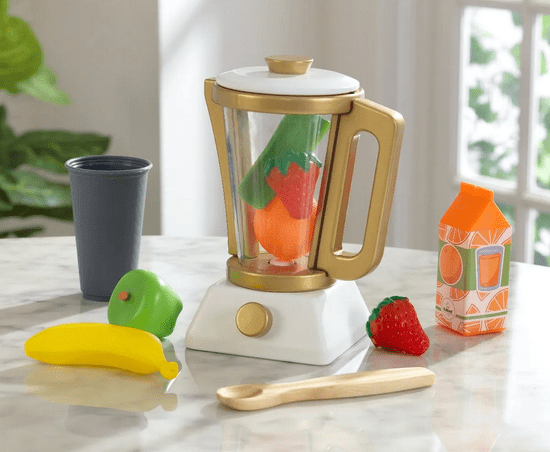 KidKraft Smoothie mešalnik z dodatki - zlat