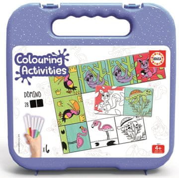Educa Barvanje domina Živali z markerji