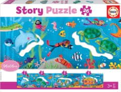 Educa Story puzzle Podvodni svet 26 kosov