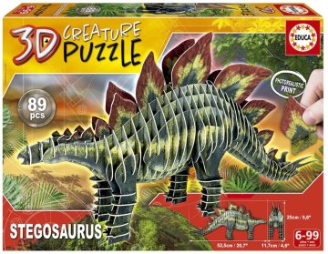 Educa 3D sestavljanka Stegosaurus 89 kosov