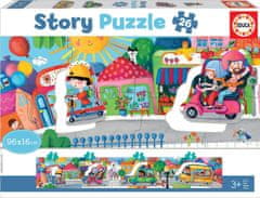 Educa Zgodba puzzle Promet v mestu 26 kosov