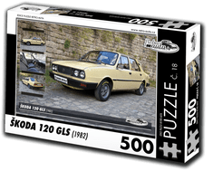 RETRO-AUTA Puzzle št. 18 Škoda 120 GLS (1982) 500 kosov