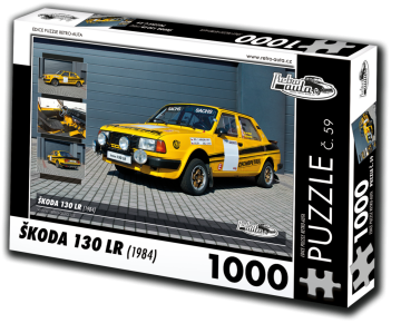 RETRO-AUTA Puzzle št. 59 Škoda 130 LR (1984) 1000 kosov