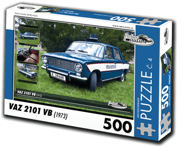 RETRO-AUTA Puzzle št. 4 VAZ 2101 VB (1973) 500 kosov