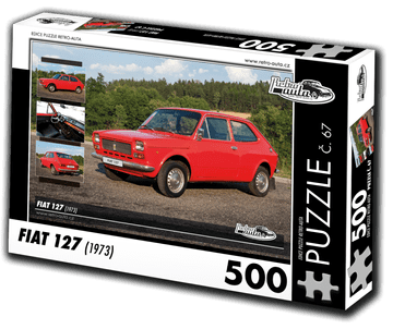 RETRO-AUTA Sestavljanka št. 67 Fiat 127 (1973) 500 kosov