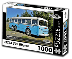RETRO-AUTA Puzzle BUS št. 9 Tatra 500 HB (1964) 1000 kosov
