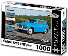RETRO-AUTA Puzzle št. 65 Škoda 1202 STW (1966) 1000 kosov