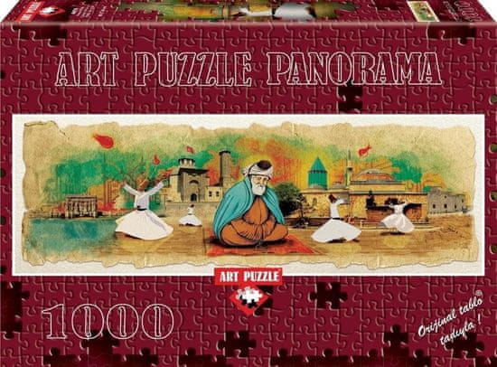 Art puzzle Panoramska sestavljanka Konya, Turčija - kolaž 1000 kosov
