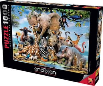 AnaTolian Puzzle Afriški nasmeh 1000 kosov