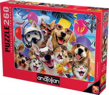 AnaTolian Puzzle Selfie z zabave na plaži 260 kosov