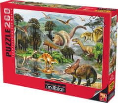 AnaTolian Puzzle Svet prazgodovinskih dinozavrov 260 kosov