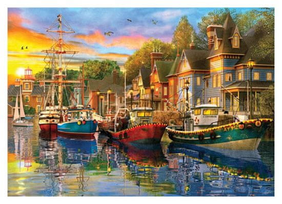 AnaTolian ANATOLIJA Puzzle Luči v pristanišču 1500 kosov