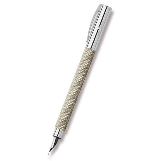 Faber-Castell Ambition OpArt White Sand nalivno pero, konica M