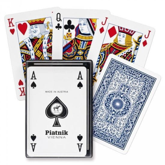 Piatnik Poker,Bridge - Plastične karte v škatli