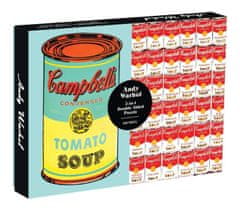 Galison Dvostranska sestavljanka Andy Warhol Campbell's Soup Cans 500 kosov