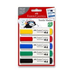 Faber-Castell Faber - Castel Tekstilni markerji 5 kosov
