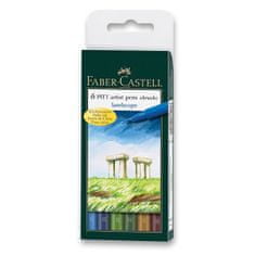 Faber-Castell Faber - Castell Marker Pitt Umetniško pisalo Landscape 6 kosov