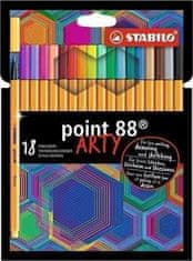 Stabilo Marker point liner 88 komplet 18 kosov v škatli "ARTY"