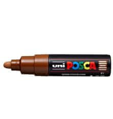 Uni-ball Posca akrilni marker PC-7M, 4,5 - 5,5 mm, rjav (z okroglo, debelo konico)
