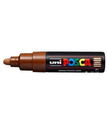 Uni-ball Posca akrilni marker PC-7M, 4,5 - 5,5 mm, rjav (z okroglo, debelo konico)