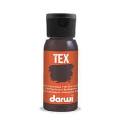 Darwi TEX barva za tekstil - Temno rjava 50 ml