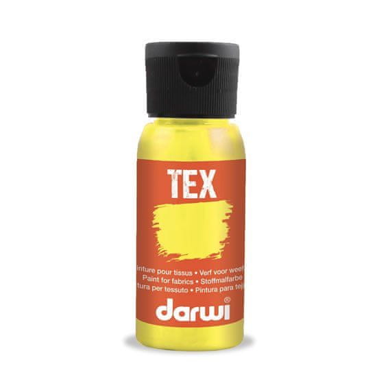 Darwi TEX barva za tekstil - Neonsko rumena 50 ml