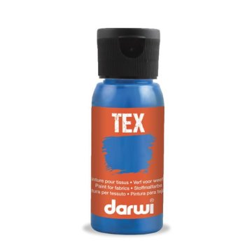 Darwi TEX barva za tekstil - Svetlo modra 50 ml