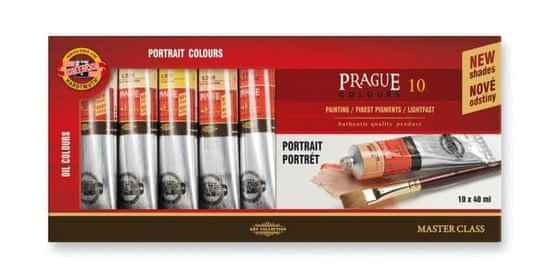 Koh-i-Noor oljne barve PRAGUE/portretni set 10 x 40 ml