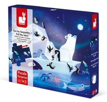 Janod Antarktika Presenečenje Puzzle 20 kosov