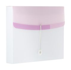 Tarifold Color Dream A4 PP škatla za dokumente z elastičnim trakom - bela in vijolična 700 µ