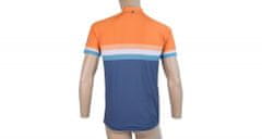 Sensor Moška kratka majica SUMMER STRIPE modra/oranžna - L