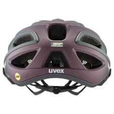 Uvex Unbound MIPS čelada siva mat vijolična - 54-58