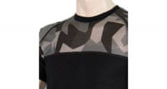 Sensor Moška kratka majica MERINO IMPRESS black/camo - XL